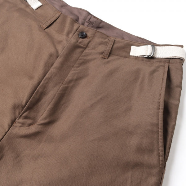 SIDE ADJUST TROUSERS ORGANIC COTTON SOFT MOLESKIN