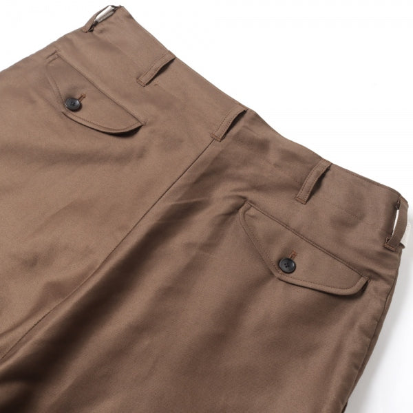 SIDE ADJUST TROUSERS ORGANIC COTTON SOFT MOLESKIN