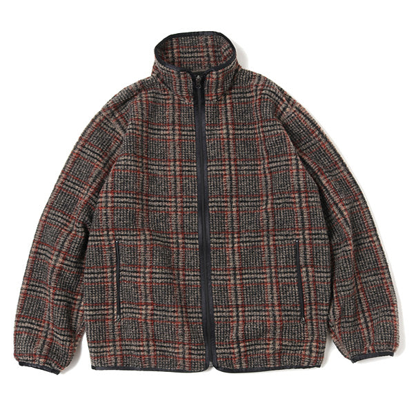 W.U. Piping Jacket - Plaid Knit Jq