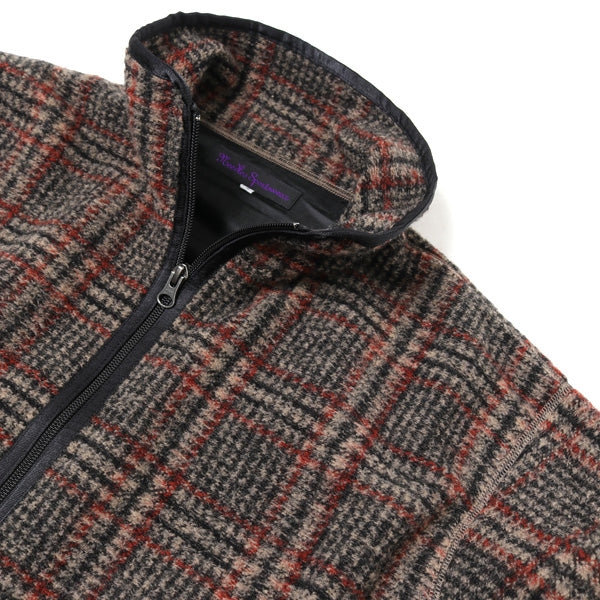 W.U. Piping Jacket - Plaid Knit Jq