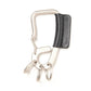 CARABINER KEY RING OILED COW LEATHER