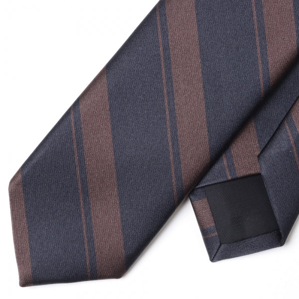 Regimental Silk Tie with Money Clip