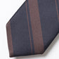 Regimental Silk Tie with Money Clip
