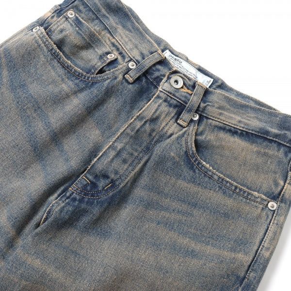 Flare Mud Vintage Denim Pants