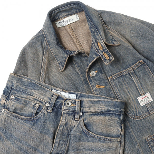 Flare Mud Vintage Denim Pants