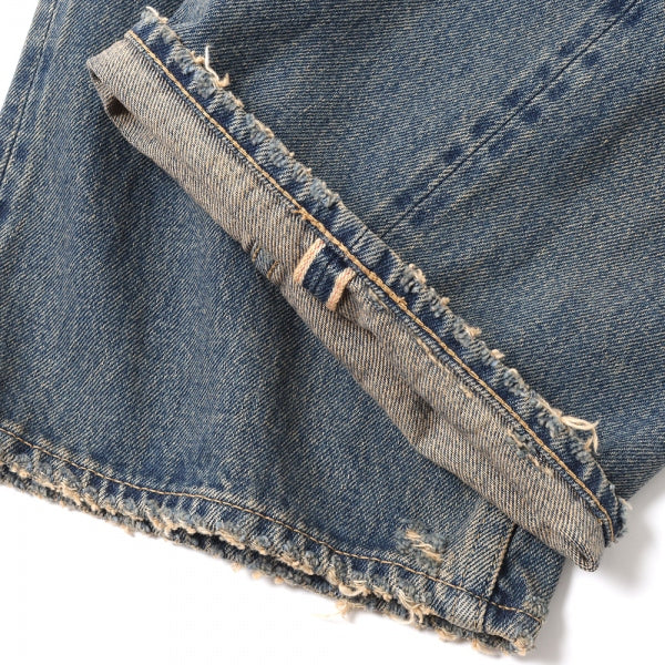 Straight Mud Vintage Denim Pants