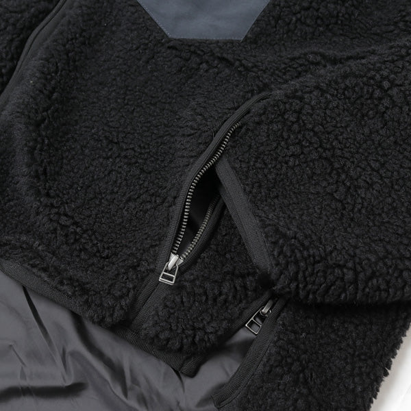 HIGH-LOW FLEECE ZIPPER JACKET