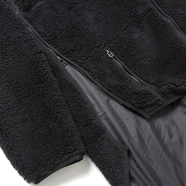 HIGH-LOW FLEECE ZIPPER JACKET