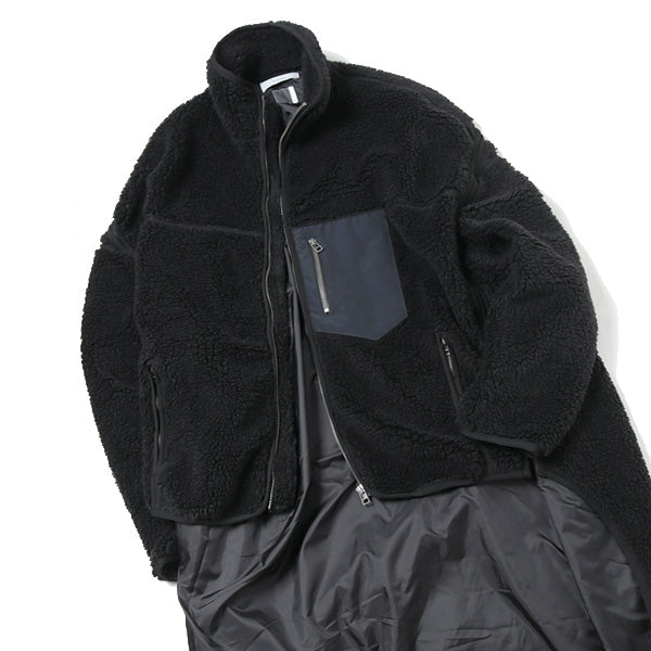 HIGH-LOW FLEECE ZIPPER JACKET