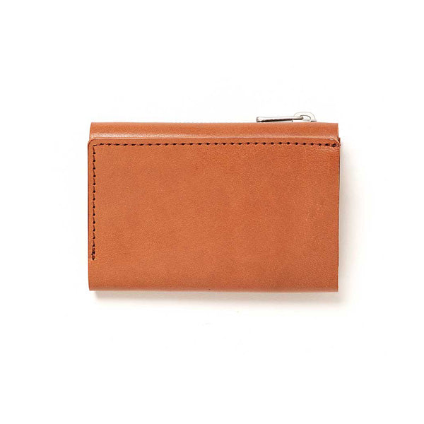 TRIFOLD COMPACT WALLET OILED COW LEATHER