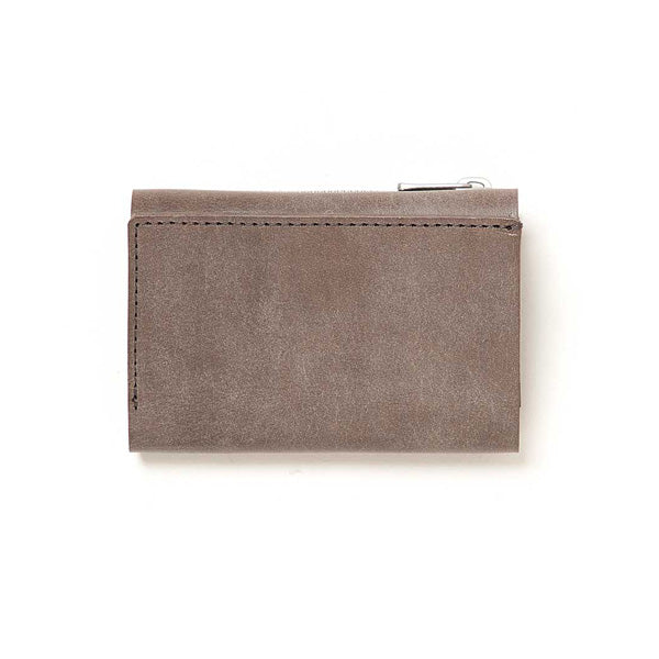 TRIFOLD COMPACT WALLET OILED COW LEATHER