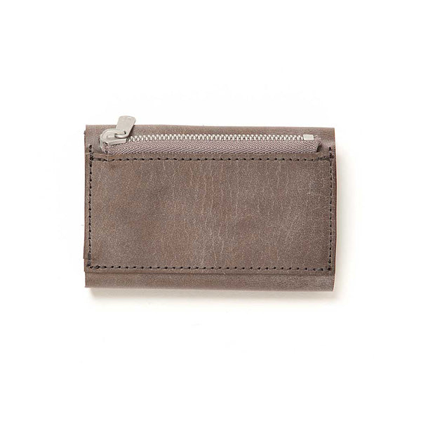 TRIFOLD COMPACT WALLET OILED COW LEATHER