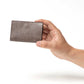 TRIFOLD COMPACT WALLET OILED COW LEATHER