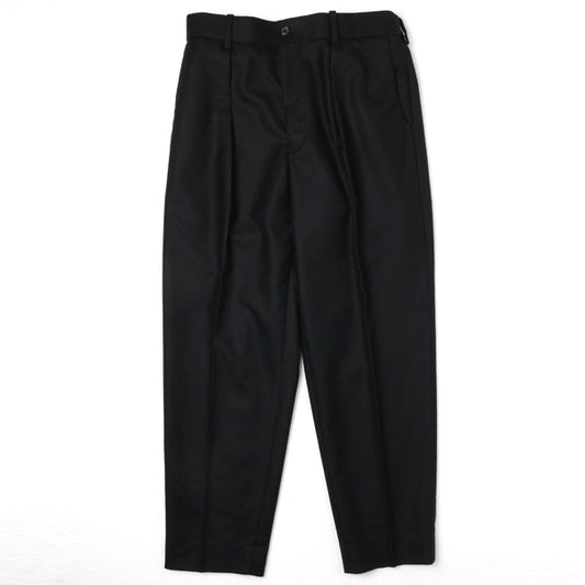 1TUCK TROUSER ORGANIC WOOL FLANNEL