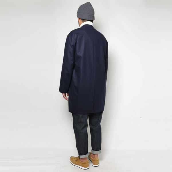 MINIMALIST COAT ORGANIC WOOL FLANNEL