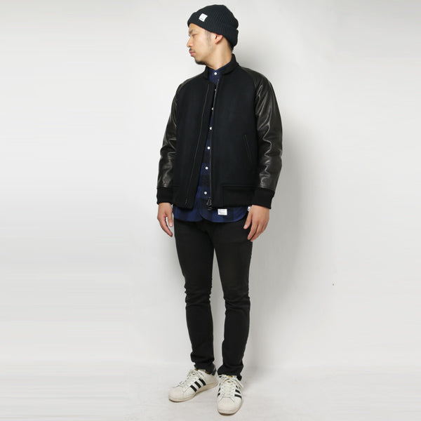 AWARD JACKET DOUBLE CLOTH MELTON