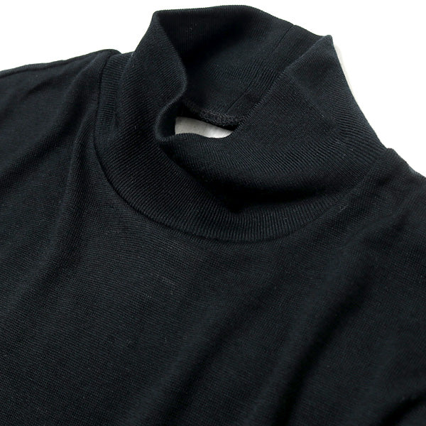 MOCK NECK TEE SUPER120s WOOL SWITZER KNIT