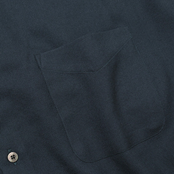 COMFORT FIT BANDCOLLAR SHIRT SUPER120s WOOLVIYELLA