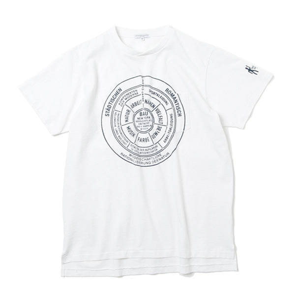 Printed Cross Crew Neck T-shirt - Bau