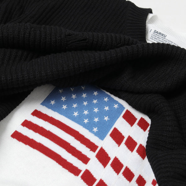 Layered Damage Knit