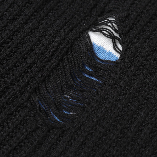 Layered Damage Knit