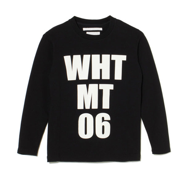 FLEECELINING CONTRASTED PT LOGO SWEATSHIRT「WHTMT0」