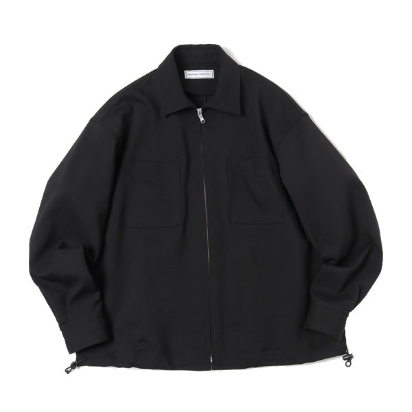 DOUBLE CLOTH ZIP FRONT BLOUSON