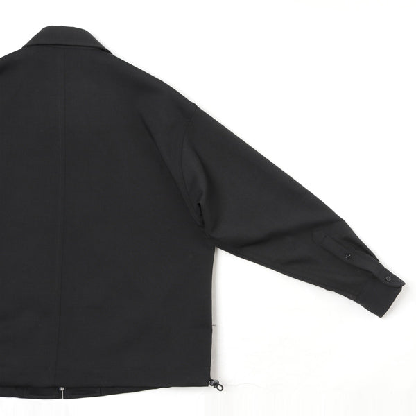 DOUBLE CLOTH ZIP FRONT BLOUSON