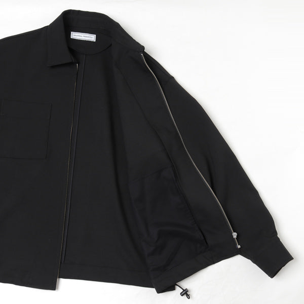 DOUBLE CLOTH ZIP FRONT BLOUSON