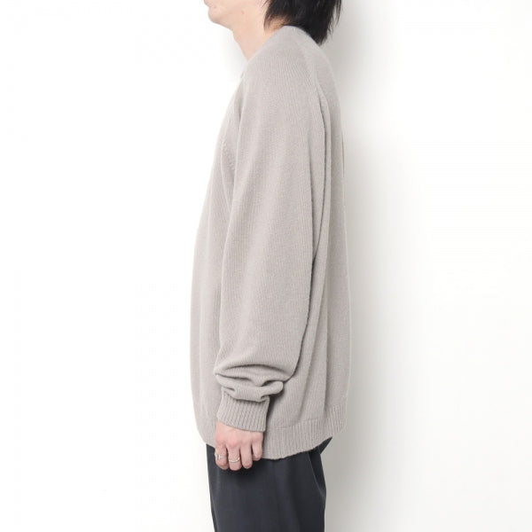 ALPACA WASHI CREWNECK SWEATER