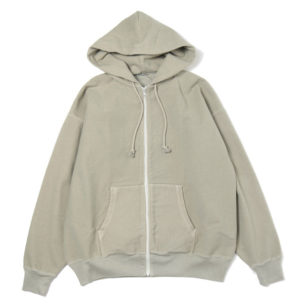 SUPER MILLED SWEAT ZIP PARKA (A8AP03SM) | AURALEE / カットソー 