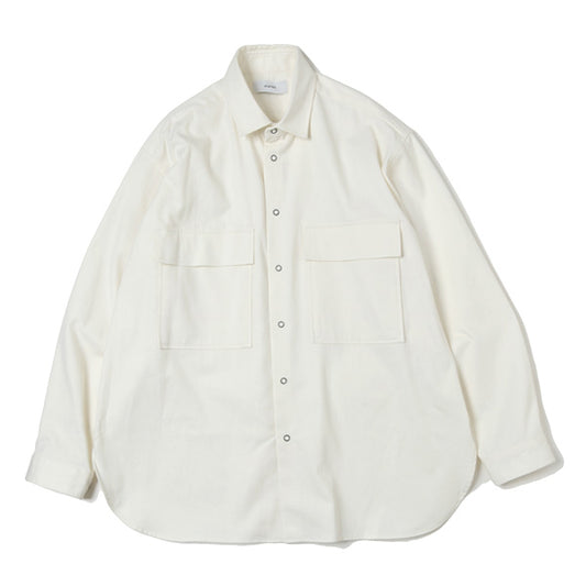 FLAP POCKET SHIRT ORGANIC COTTON SOFT AMUNZEN