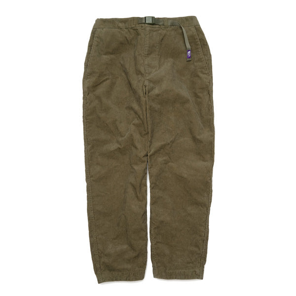 Corduroy Wide Tapered Pants