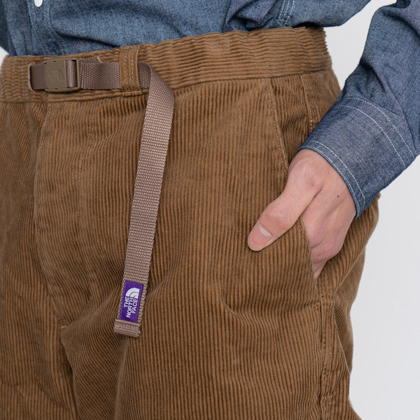 Corduroy Wide Tapered Pants