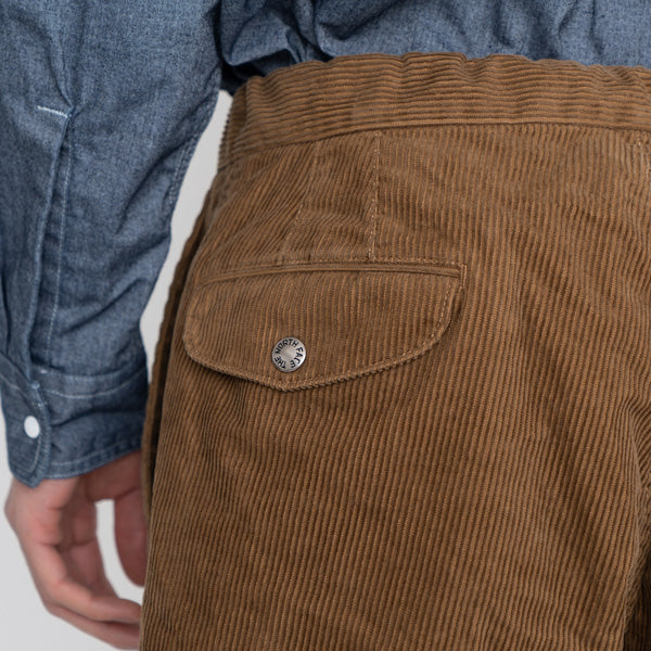Corduroy Wide Tapered Pants