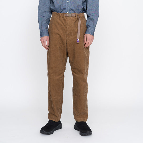 Corduroy Wide Tapered Pants