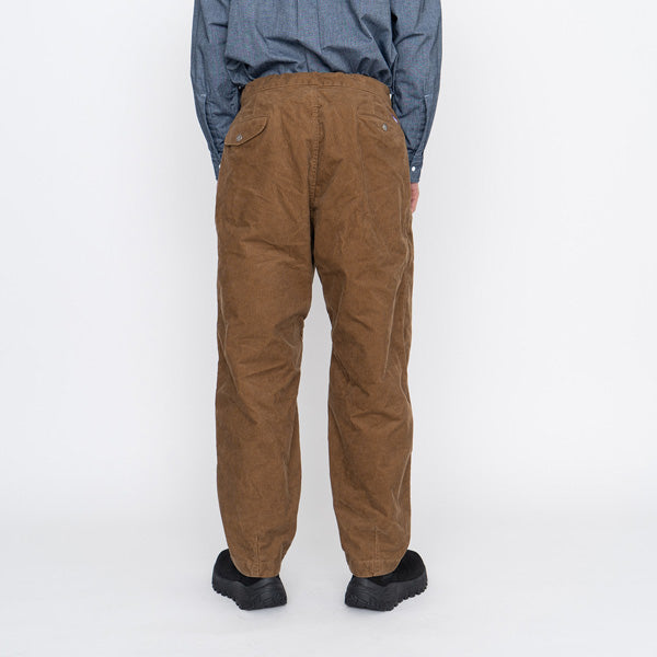 Corduroy Wide Tapered Pants