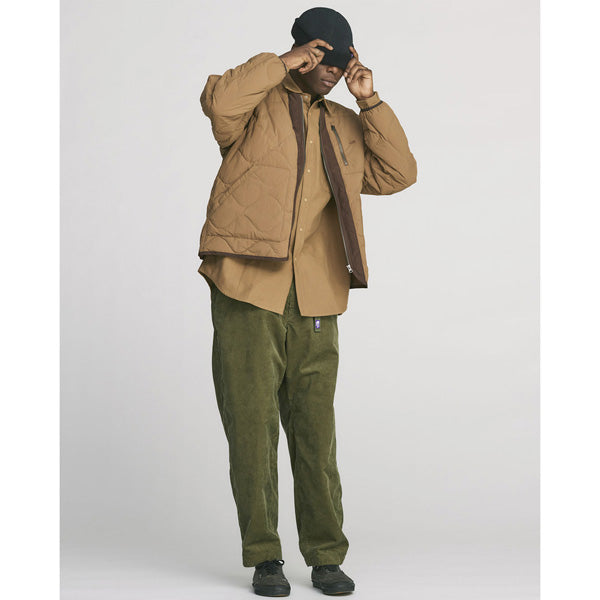 Corduroy Wide Tapered Pants