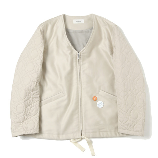 Quilting Sleeve Zip Blouson