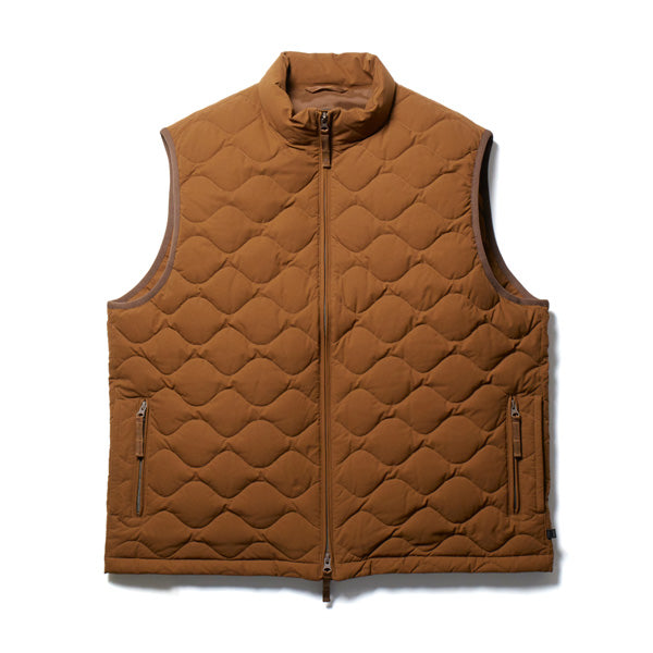 TECH QUILT STAND COLLAR LINER VEST