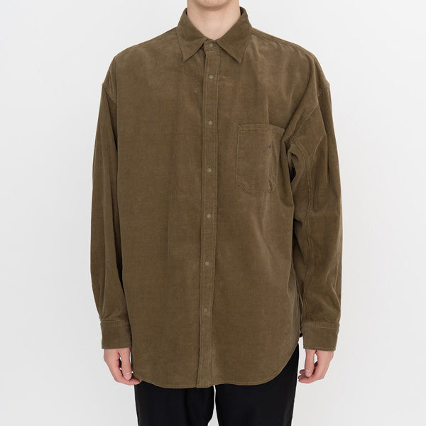 Organic Cotton Corduroy Big Shirt