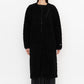 Wool Boa Fleece Field Long Coat