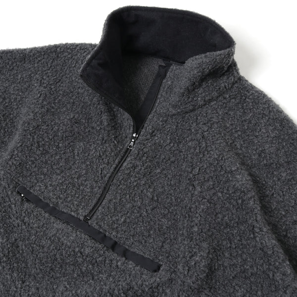 Cashmere Fleece Highneck Pullover