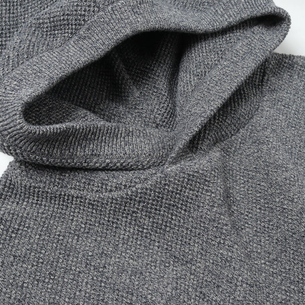 Moss stitch hoodie