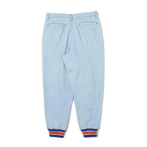 HEM RIB DENIM PANTS