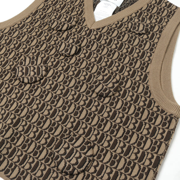MONOGRAM JQ KNIT VEST