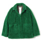 HAND-PAINTED RECYCLE FUR JACKET