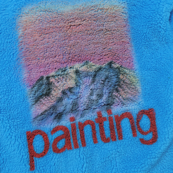 HAND-PAINTED RECYCLE FUR JACKET