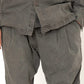 ARTISAN EASY PANTS COTTON TWILL CHARCOAL DYED