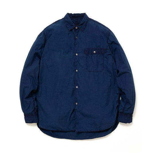 ARTISAN L/S SHIRT COTTON BROAD INDIGO DYED